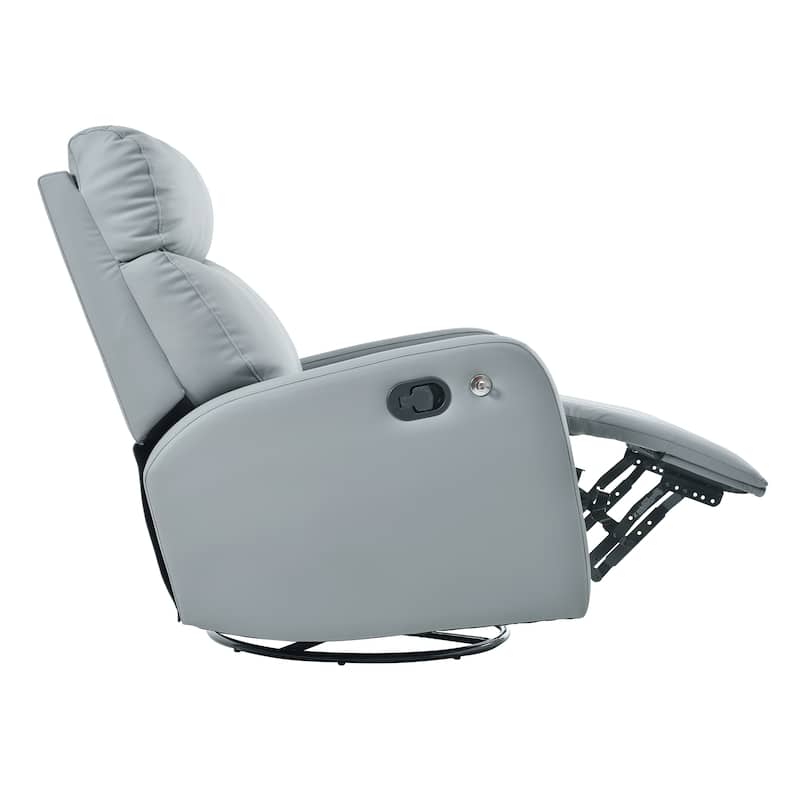 Swivel Rocker Recliner Chair,360 Degree Nursery Rocking Chair,Glider Chair,Modern Small Rocking Swivel Recliner Chair