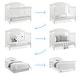 preview thumbnail 6 of 9, Juliette 6-in-1 Convertible Crib with Toddler Rail, Greenguard Gold Certified