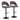 Porch & Den Vika Upholstered Adjustable Bar Stool with Rounded T Footrest (Set of 2)