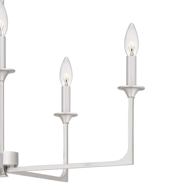 Prescott 5-Light Brushed Nickel Chandelier