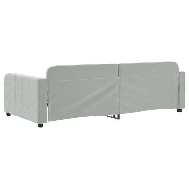 vidaXL Day Bed Upholstered Sofa Bed Daybed for Bedroom Living Room Velvet