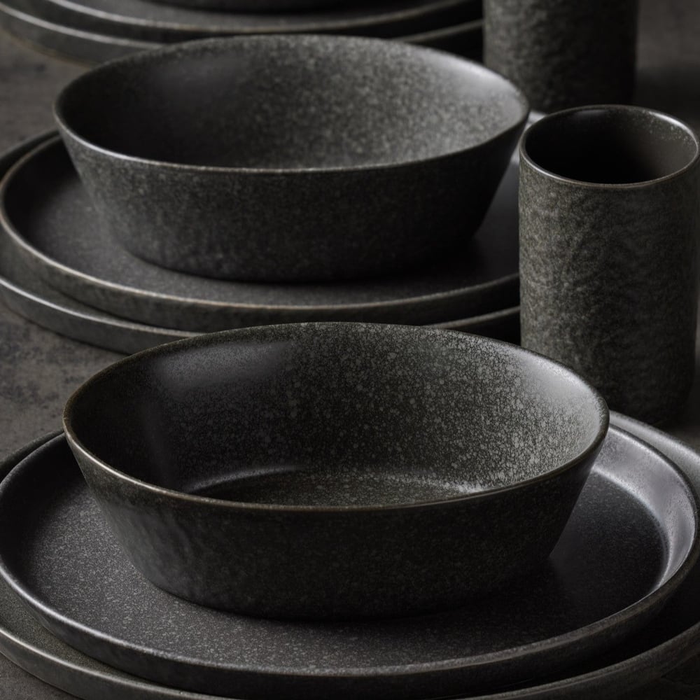 Stone by Mercer Project Katachi Stoneware Dinnerware Set