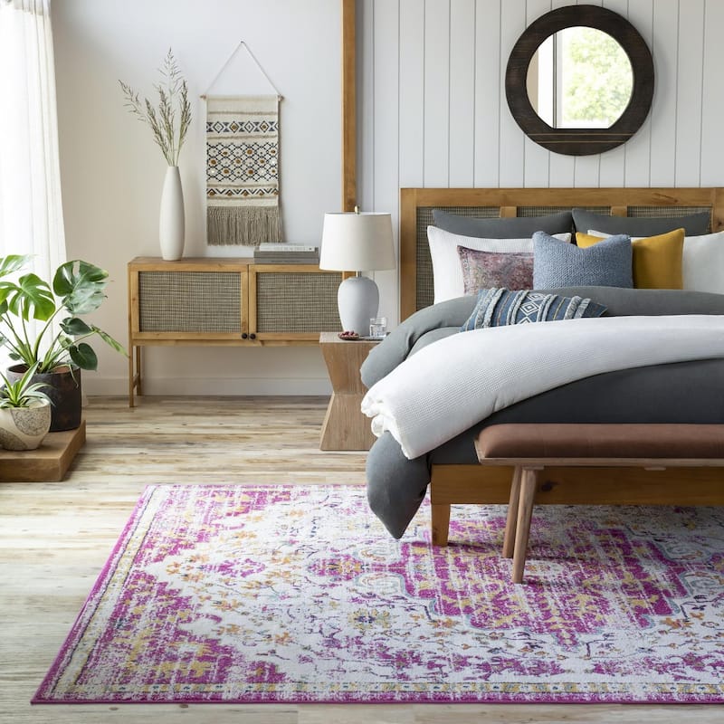 Livabliss Vintage Floransa Medallion Area Rug