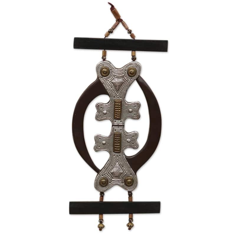 Novica Handmade God Symbol Wood Wall Art