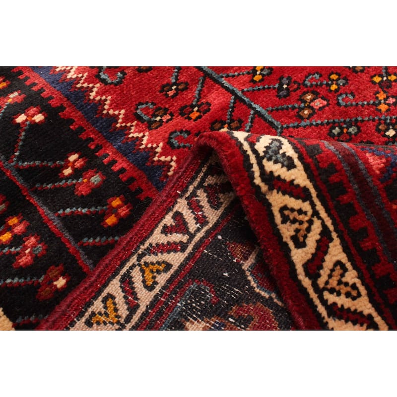 ECARPETGALLERY Hand-knotted Anatolian Vintage Black Wool Rug - 4'2 x 6'5