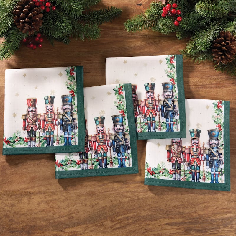 Royal Nutcracker Napkins, Set of 4 - 17x17