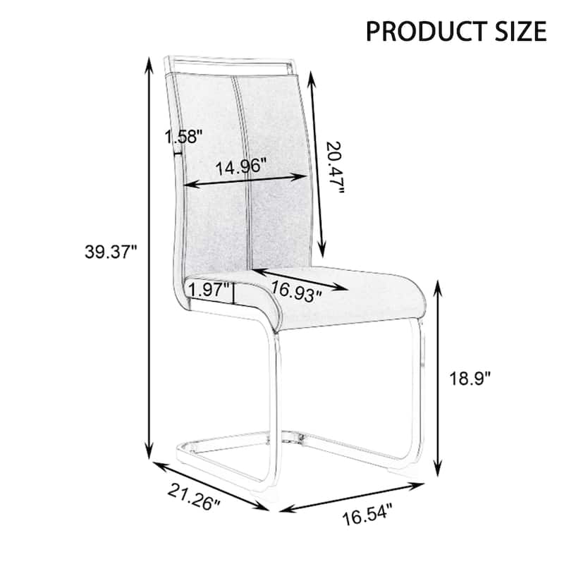 Modern Dining Chairs Set Of 4