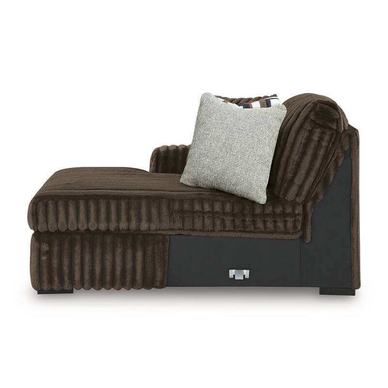 Signature Design by Ashley Midnight-madness Super Chaise - 80"W x 65"D x 40"H