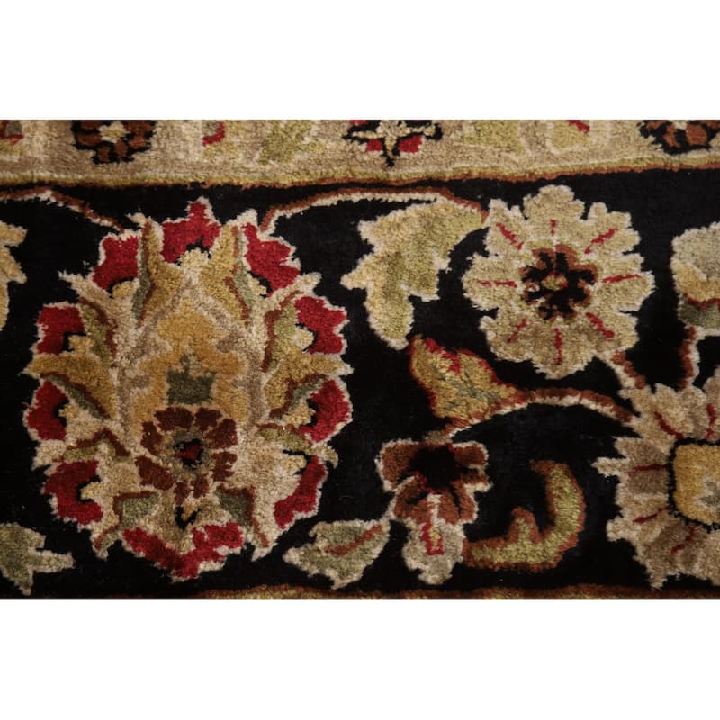 Floral Agra Oriental Area Rug Hand-Tufted Traditional Wool Carpet - 8'11" x 11'10"