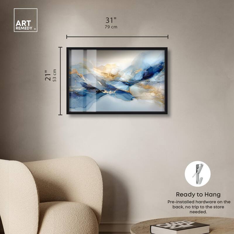 Postmodern Flow I Shadowbox by Art Remedy