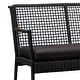 preview thumbnail 4 of 4, Calvin 46.5" Love Seat in Black by Real Flame