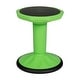preview thumbnail 11 of 17, Commercial Fixed Height Collaborative Wobble Stool - 12.75"W x 12.75"D x 16"H Green