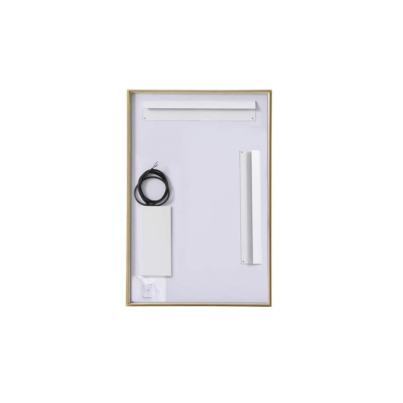 Indigo Home 24x36 inch LED mirror with adjustable color temperature