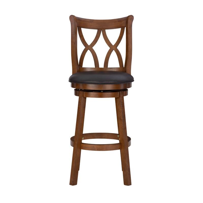 Carmen Big & Tall Rustic Oak Barstool