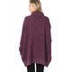 preview thumbnail 2 of 7, JED Women's Cowl Neck Long Sleeve Sweater Tunic