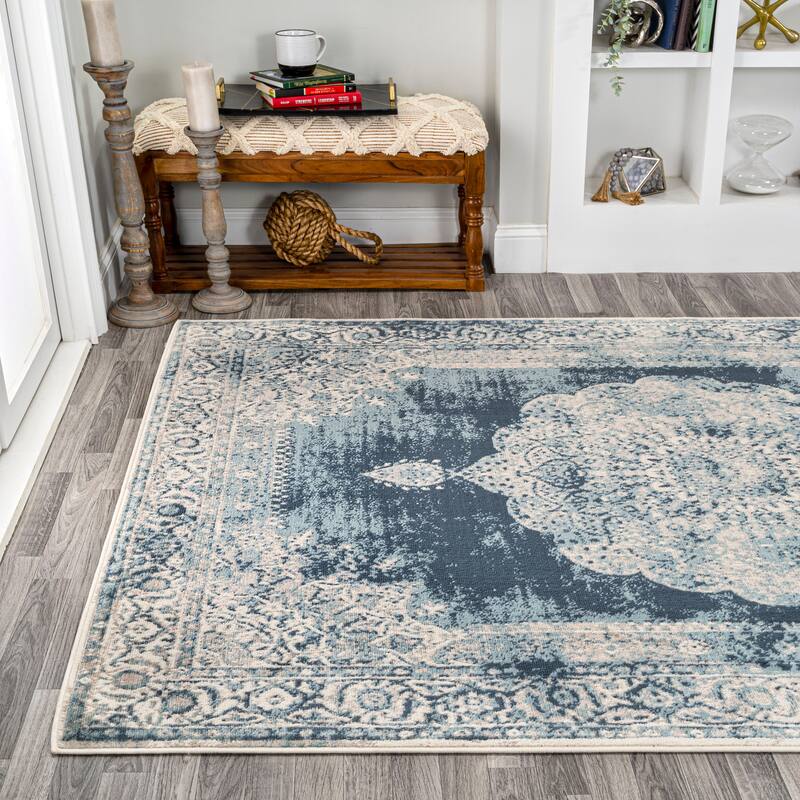 JONATHAN Y Soleiman Cottage Medallion Area Rug