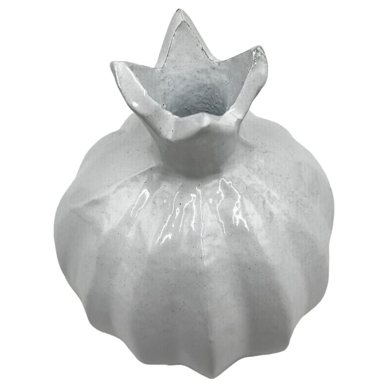 6 Inch Tall Decorative Handmade Aluminum Pomegranate Flower Vase