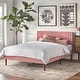 preview thumbnail 4 of 10, angelo:HOME Sven Upholstered Queen Bed Pink