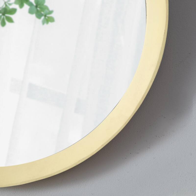 Round wall mirror for living room