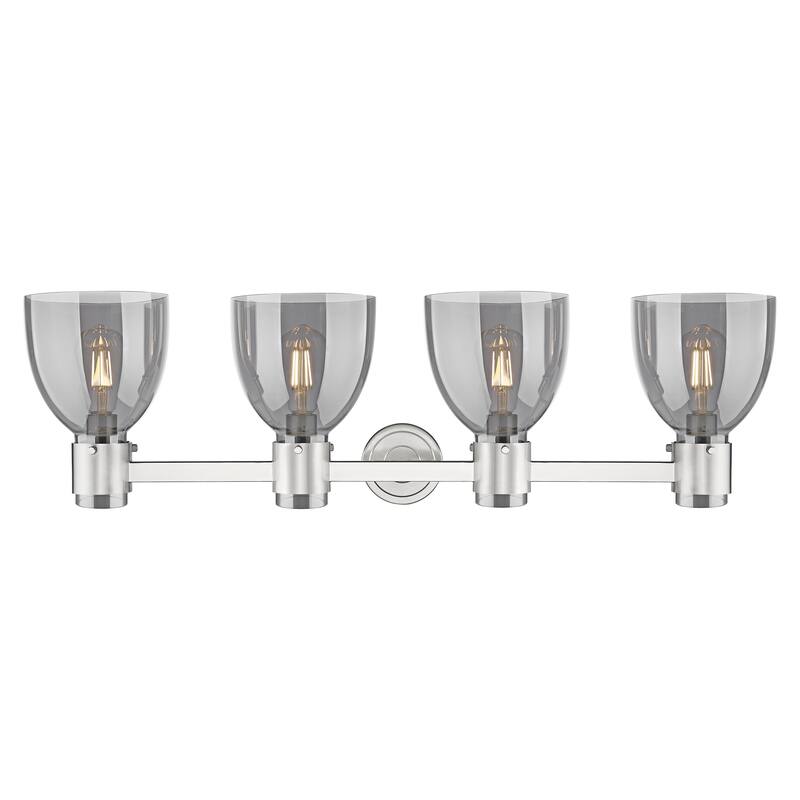 Innovations Lighting Downtown Urban - Lawton Bell - 4 Light 34" Wall-Mounted Bath Vanity Light