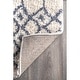 preview thumbnail 4 of 37, Nuloom Beige Geometric Moroccan Trellis Shag Rug