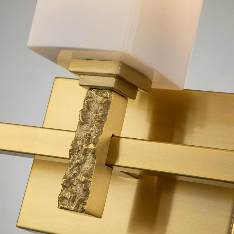 Jack 3 Light Bath Bar in Aged Brass - 23.5 x 4.75 x 10.5