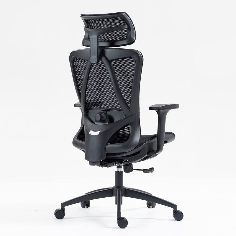 Mesh Office Chair Premium Backrest Feaures Flexible Non-Pattern Mesh Fabric,Allowing You To Sit Focused And Relaxed,High Back