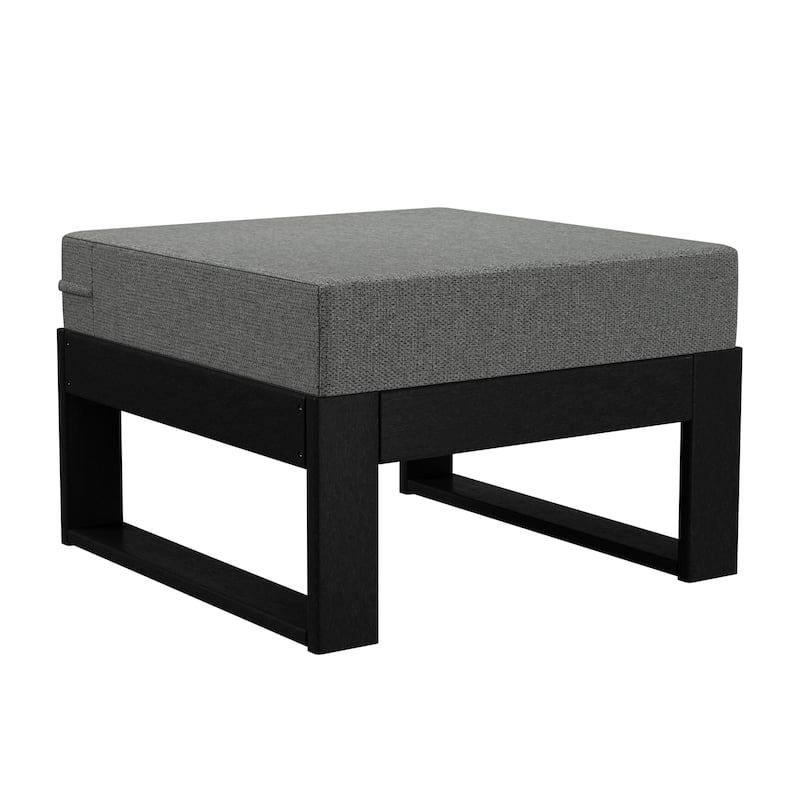Endless Patio 6-Piece Deep Seating Set with Ottoman with Black Frame