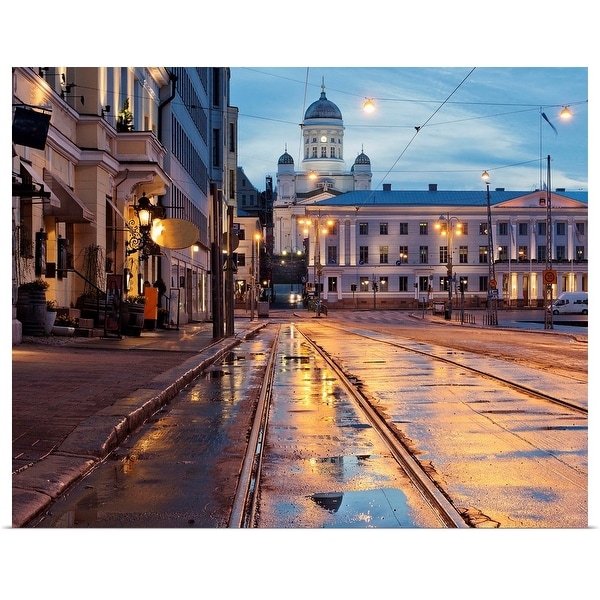 "Helsinki after the rain" Poster Print
