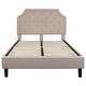 preview thumbnail 55 of 121, Tufted Platform Bed with 10 Inch Pocket Spring Mattress
