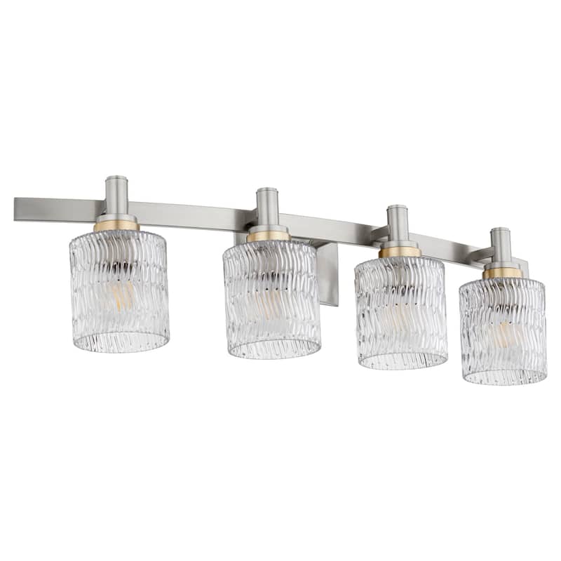 Quorum International Stadium 3 Light 33" Wide Bathroom Vanity Light