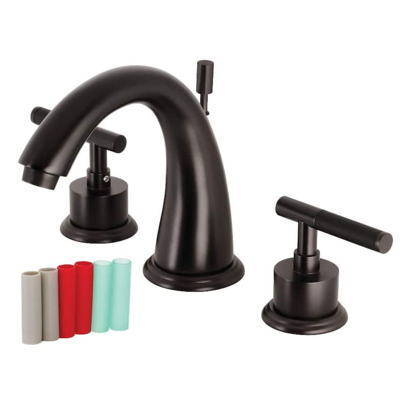 Kingston Brass Kaiser 1.2 GPM Widespread Bathroom Faucet with Pop-Up