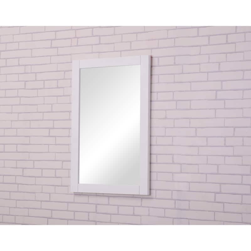 Elegant Lighting Danville 32" x 22" Wood Framed Mirror
