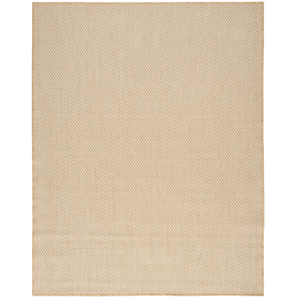 Nourison Courtyard Indoor/Outdoor Modern Geometric Area Rug