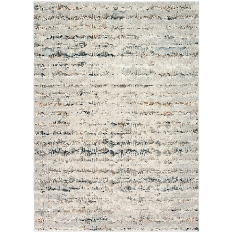 Calvin Klein CK073 Compass Indoor only Ivory Abstract Area Rug