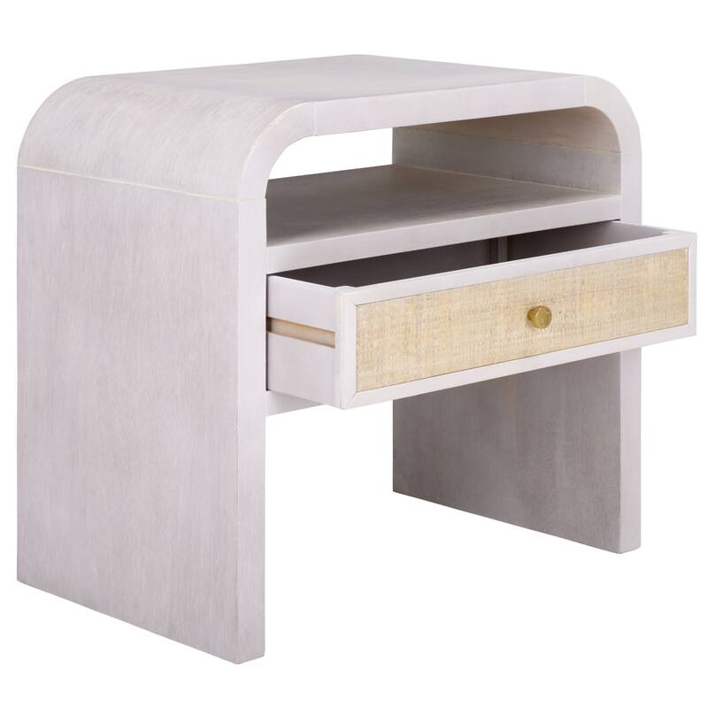 SAFAVIEH Home Prisha 1 Shelf 1-Drawer Nighstand