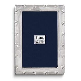 sterling silver reed and ribbon rectangular picture... Curata Bilaminate Sterling Silver Reed and Ribbon 5x7 Frame - Bed Bath ...