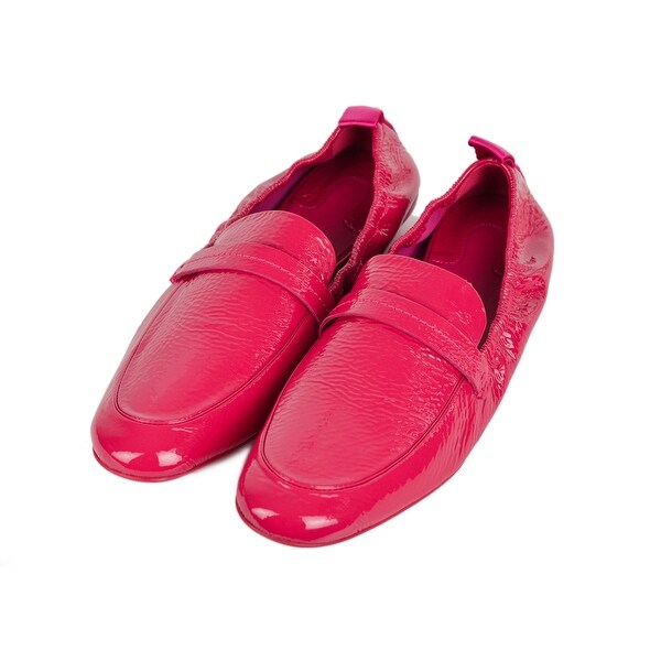 hot pink loafers