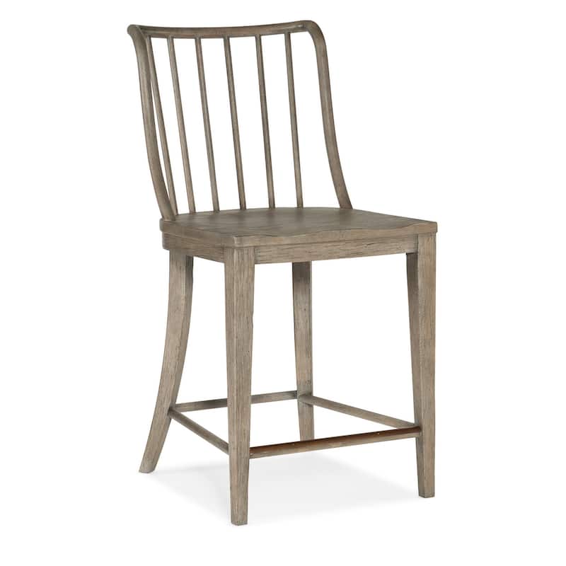 Hooker Furniture 6350-75350 series 20" Wide Framed Modern Stool - Gray