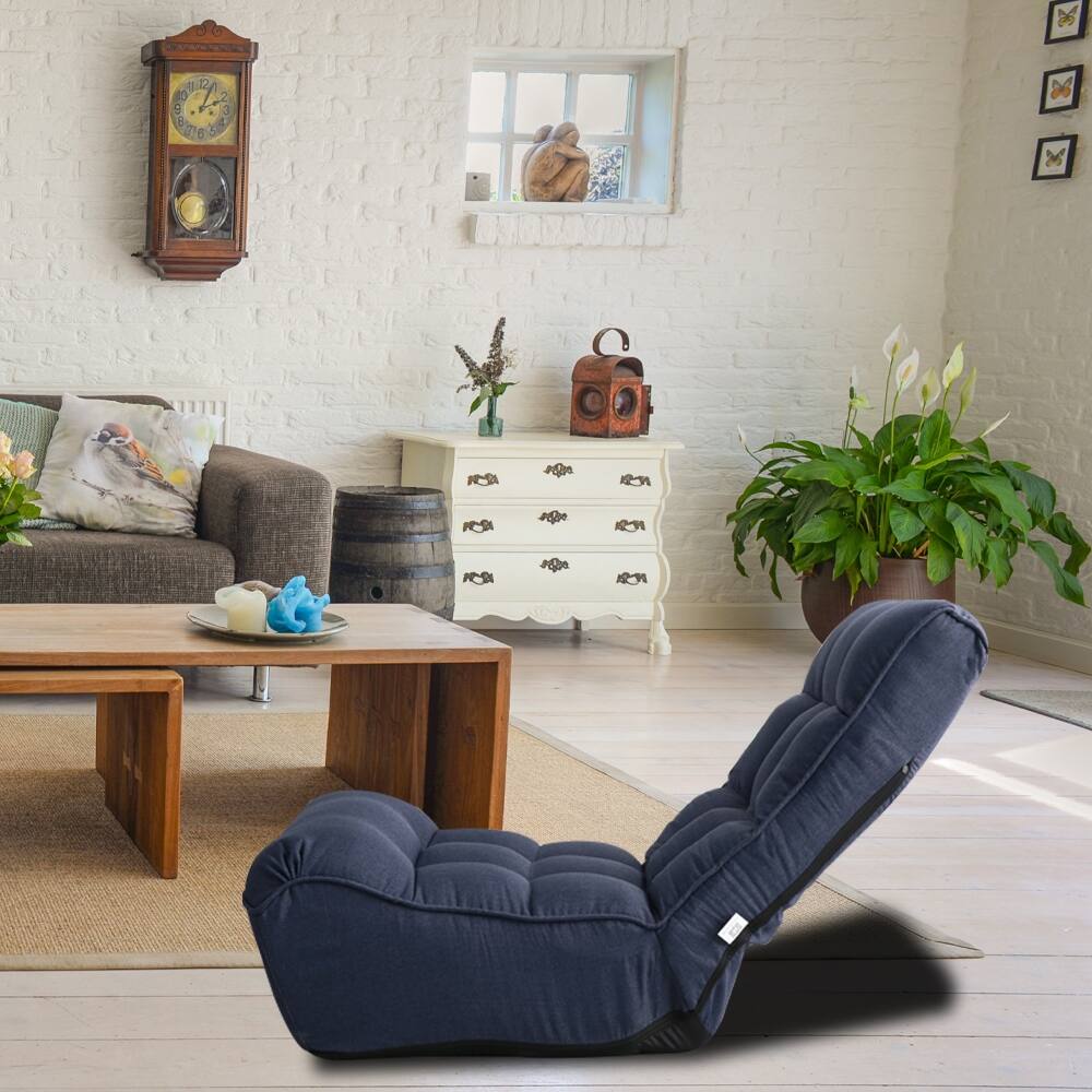Single sofa reclining chair lazy sofa tatami reclining chair Bed Bath