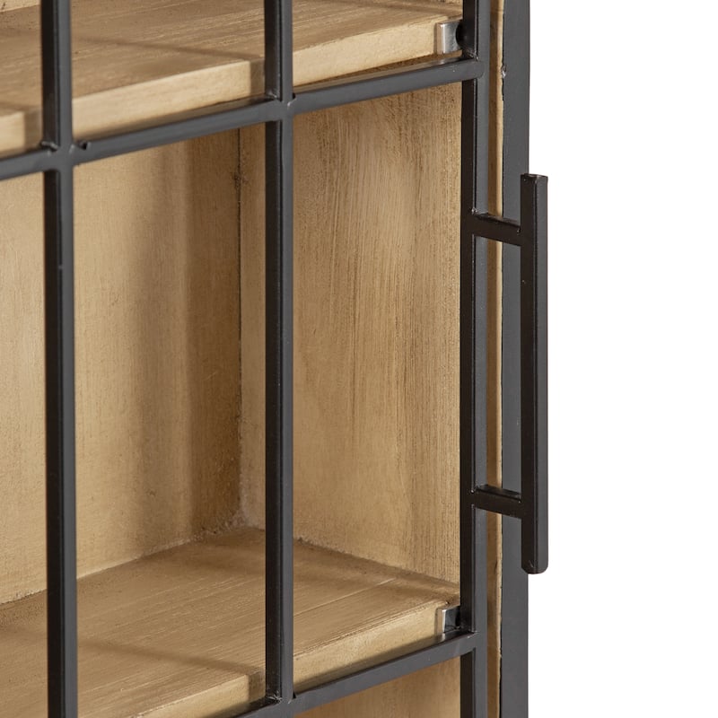 Kate and Laurel Megara Arched Wall Mounted Cabinet - 16x5x24