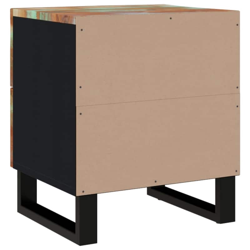 vidaXL Bedside Cabinet 15.7"x13"x18.1" Solid Wood