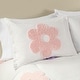 preview thumbnail 8 of 15, Intelligent Design Kids Madeline Floral Reversible Tufted Chenille Comforter Set with Flower Throw Pillow