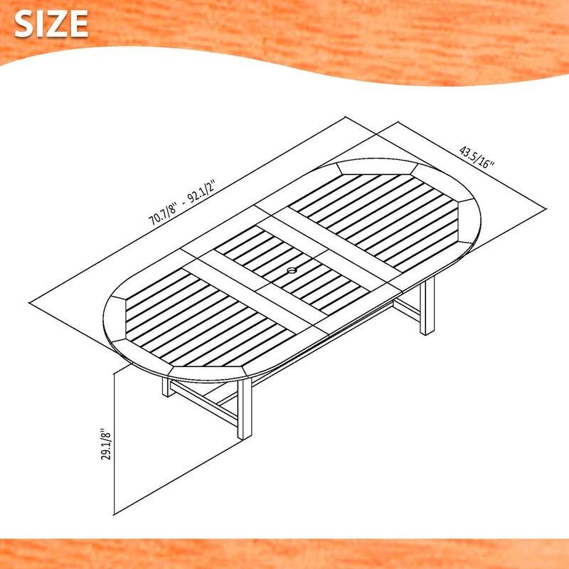 Amazonia Sardinia 9-piece Dining Set