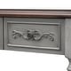 preview thumbnail 13 of 42, Vintage Curved Console Table Sofa Table Entryway Table with 4 Drawers and Bottom Shelf