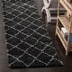 preview thumbnail 14 of 25, SAFAVIEH Arizona Shag Mame 1.2-inch Thick Rug 2'3" x 8' Runner - Anthracite/Beige - Runner
