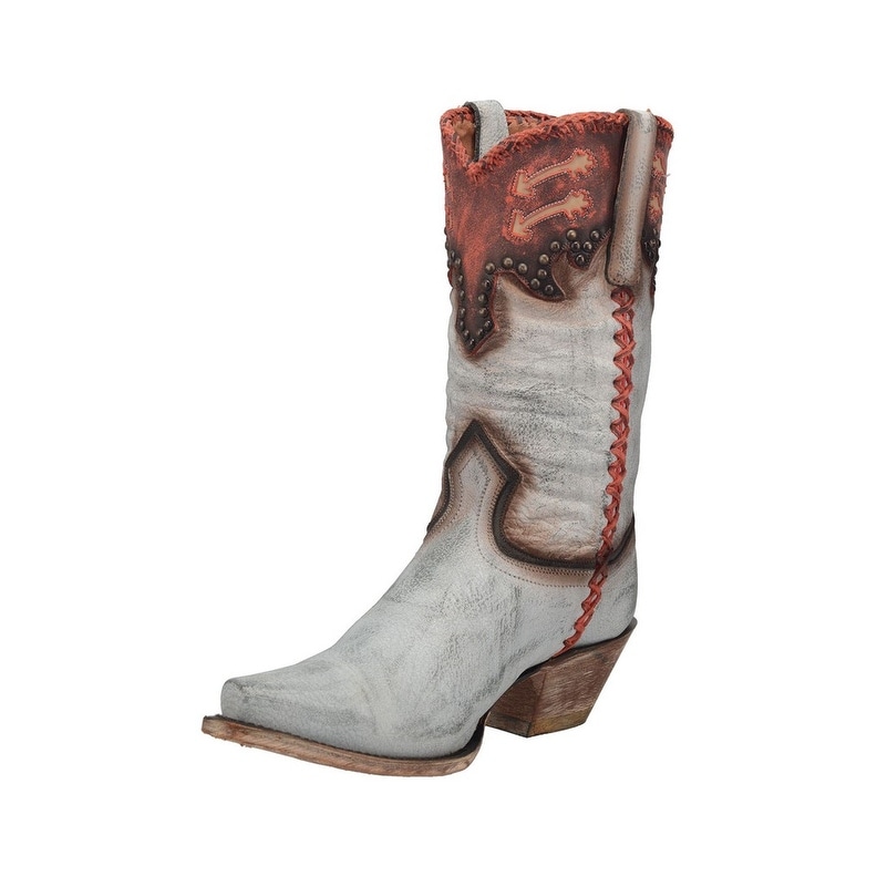 womens grey western boots