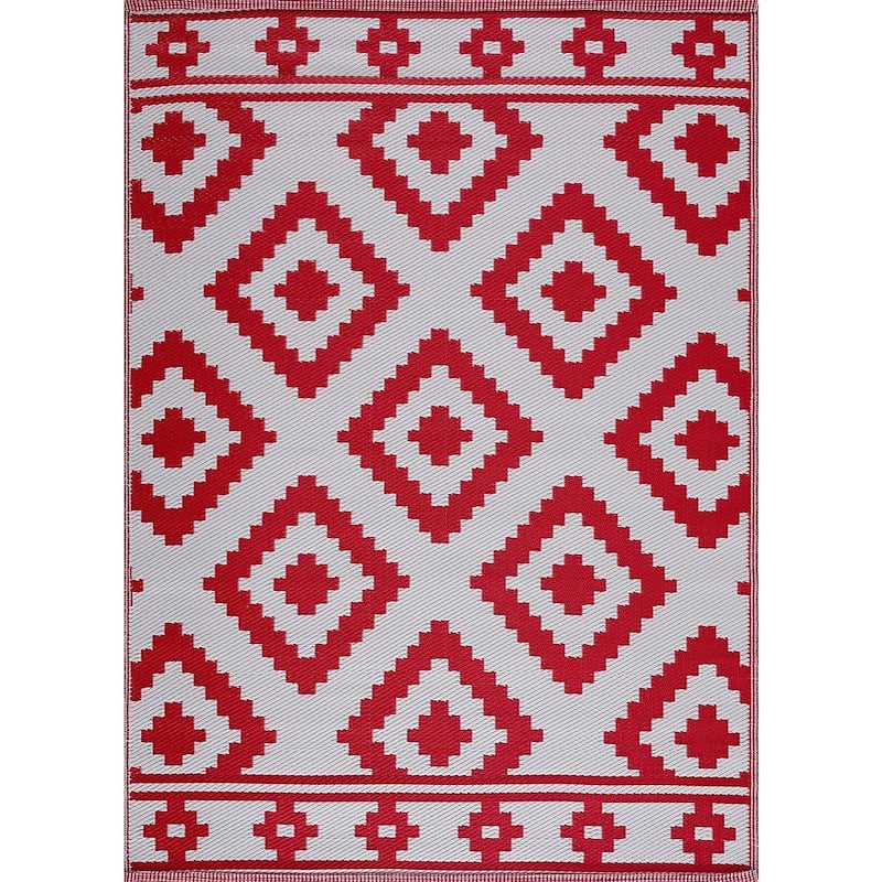 Milan Lightweight Reversible Recycled Plastic Outdoor Floor Mat/Rug