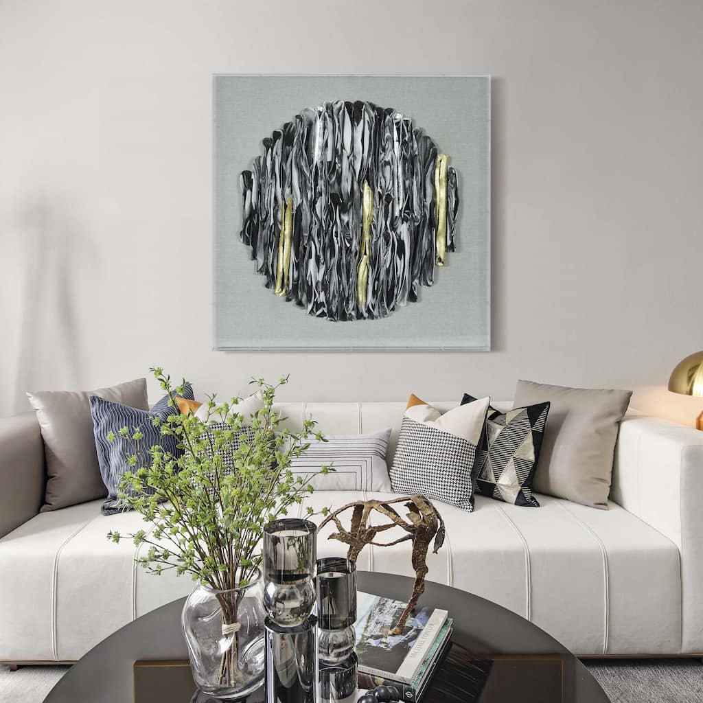 HUJI Monochrome Clay Rolls Shadow Box Wall Decor