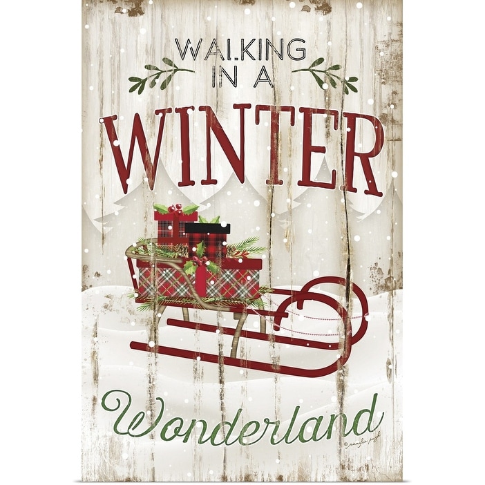 Home & More Winter Wonderland 24 x 36 Door Mat Multi